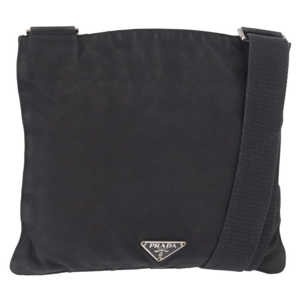 Prada Nylon Shoulder Bag Black